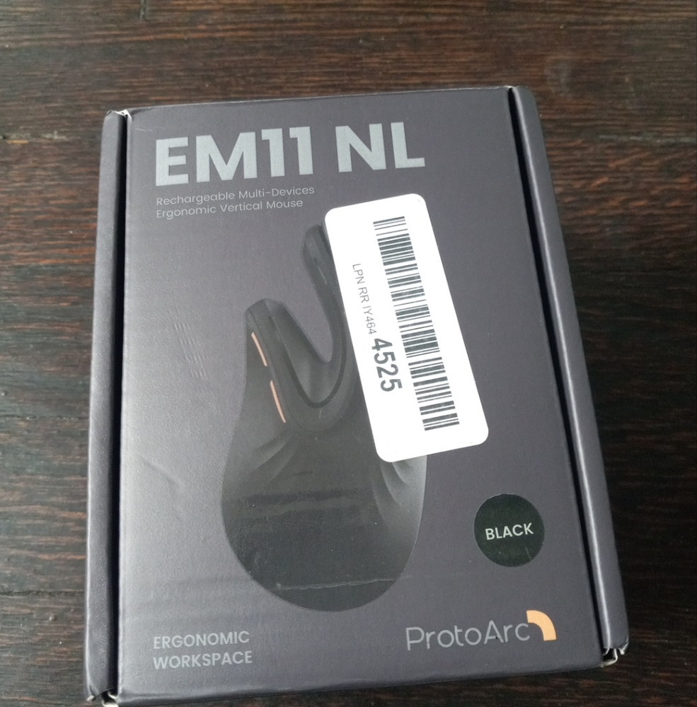 ProtoArc Ergonomic Vertical Mouse, EM11 NL Bluetooth Mouse Wireless, Ergo Mouse